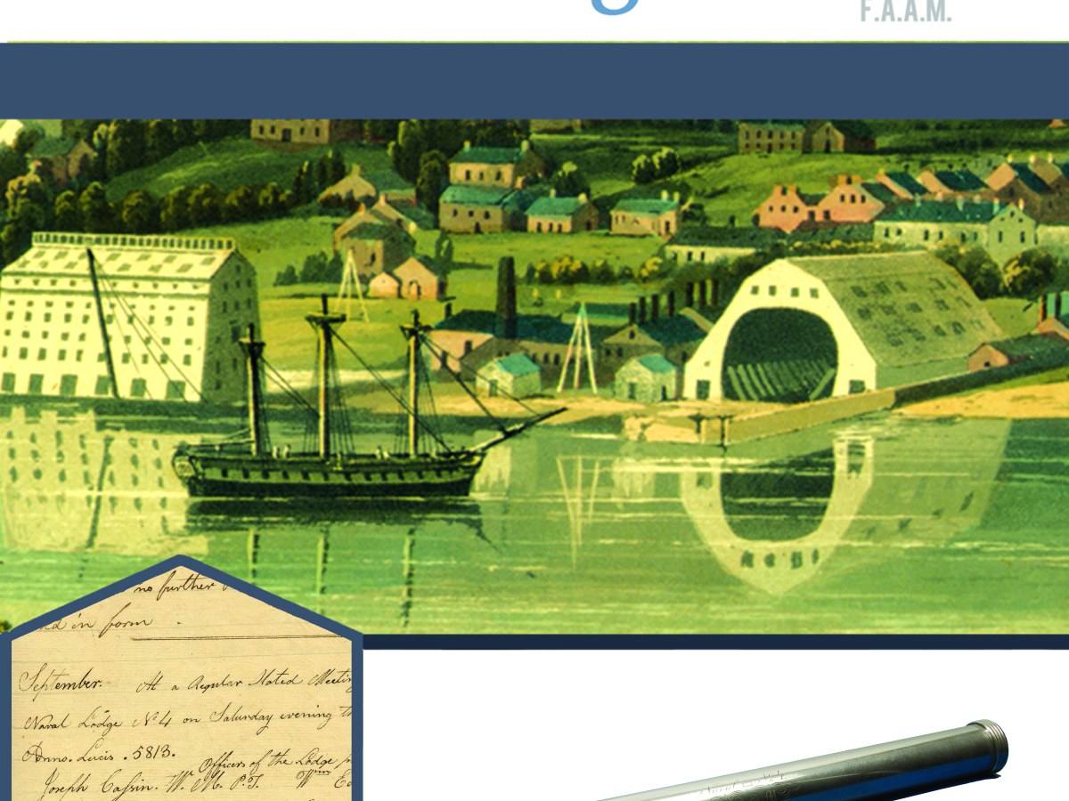 Meeting Minutes of Naval Lodge No. 4 F.A.A.M.&nbsp;1813