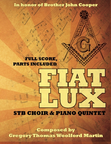 Fiat Lux: Full Score, Parts&nbsp;Included