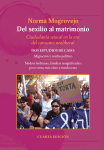 The cover is a pink background with the title text in white and yellow, plus a photo of a protest