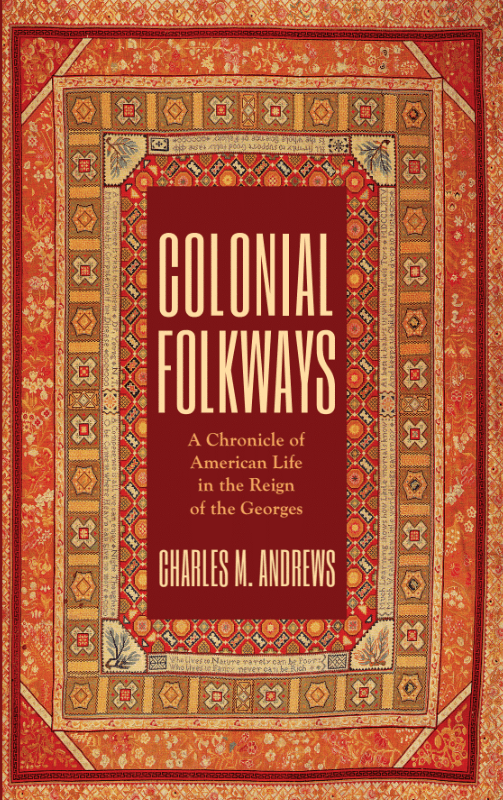This is a book cover. It features a red-based rug with the title text and author info in the middle